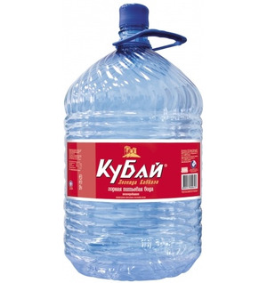 Питьевая природная вода Кубай, пэт 19 л.