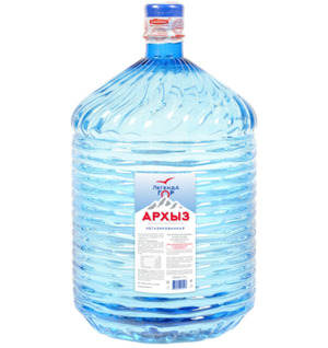 Питьевая природная вода Легенда гор Архыз, пэт 19 л.