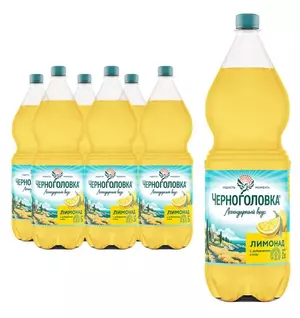 Лимонад Черноголовка оригинальный, пэт 2 литра