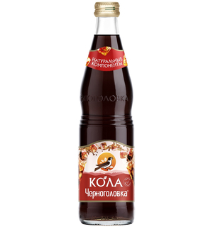 Лимонад Черноголовка Кола, стекло 0.5 литра