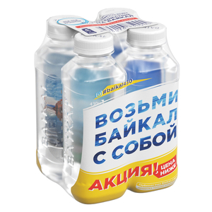 Глубинная байкальская вода BAIKAL430, негазированная, пэт 450 мл