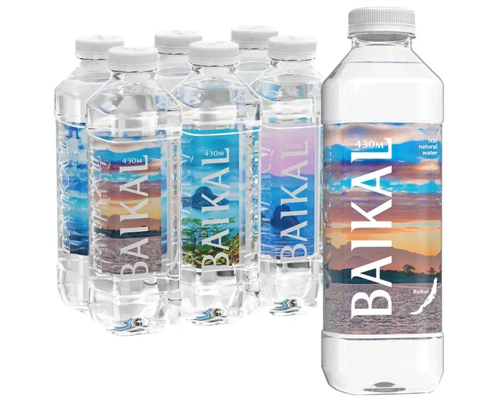 Глубинная байкальская вода BAIKAL430, негазированная, пэт 0.85 литра