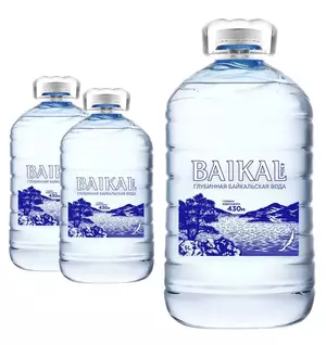 Глубинная байкальская вода BAIKAL430, негазированная, пэт 5 литров
