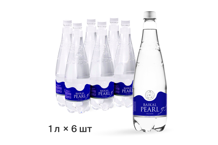 Природная вода Жемчужина Байкала (BAIKAL PEARL), пэт 1 литр
