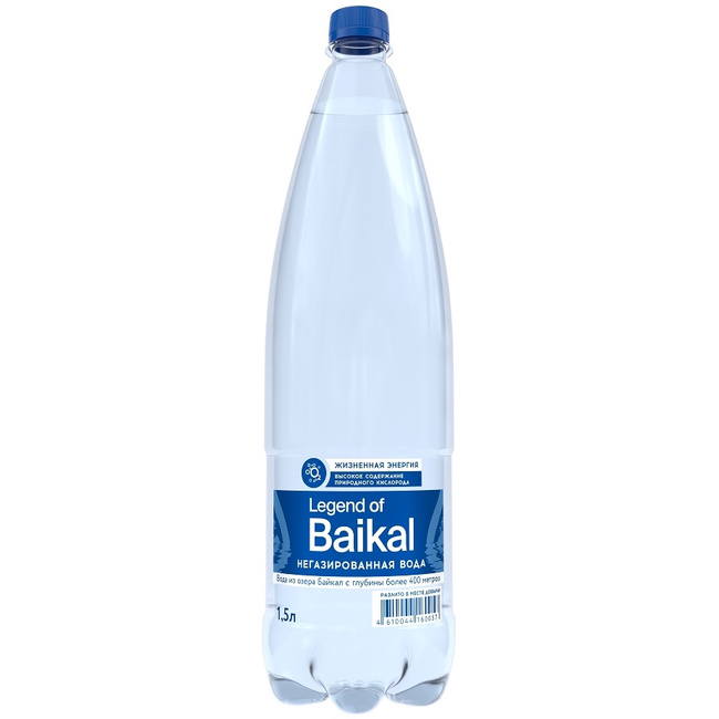 Глубинная байкальская вода Легенда Байкала, ПЭТ 1.5 литра