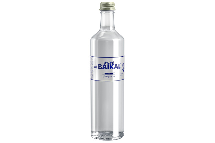 Природная вода Волна Байкала (Wave of BAIKAL), стекло 0.5 литра