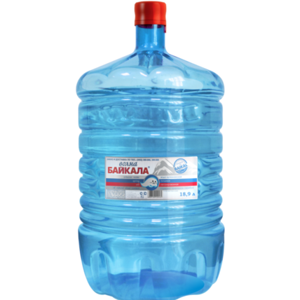 Бутилированная питьевая вода «Волна Байкала», ПЭТ 19 л (одноразовая бутыль)
