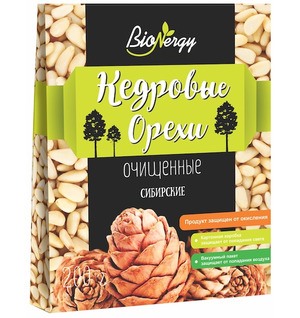 Кедровые орехи BioNergy очищенные, 200 г