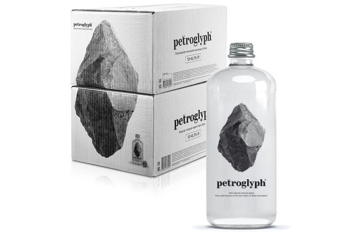 Минеральная вода Петроглиф (Petroglyph), стекло 0.75 литра