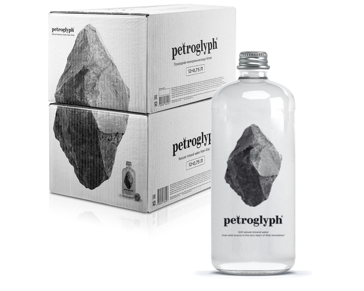 Минеральная вода Петроглиф (Petroglyph), стекло 0.75 литра