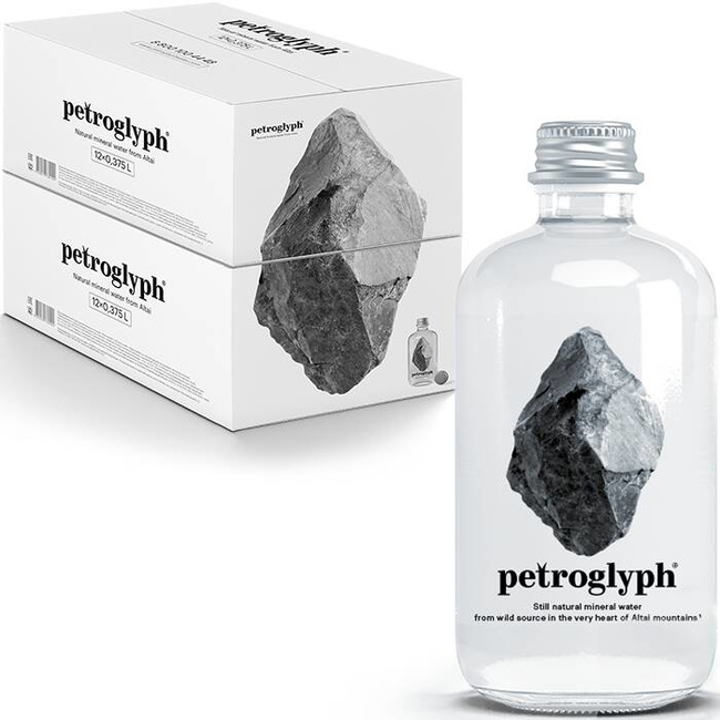 Минеральная вода Петроглиф (Petroglyph), стекло 0.375 литра