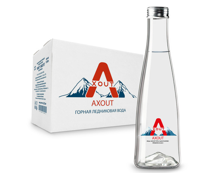 Вода питьевая Axout / Аксаут негазированная, стекло 0.33 литра Вода питьевая Axout / Аксаут негазированная, стекло 0.33 литра