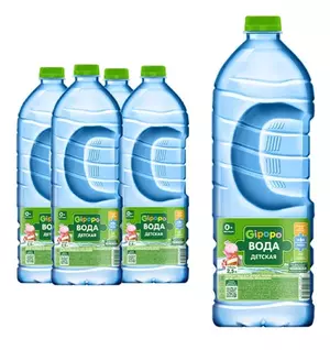 Детская питьевая вода Черноголовка Gipopo, пэт 2.5 л.