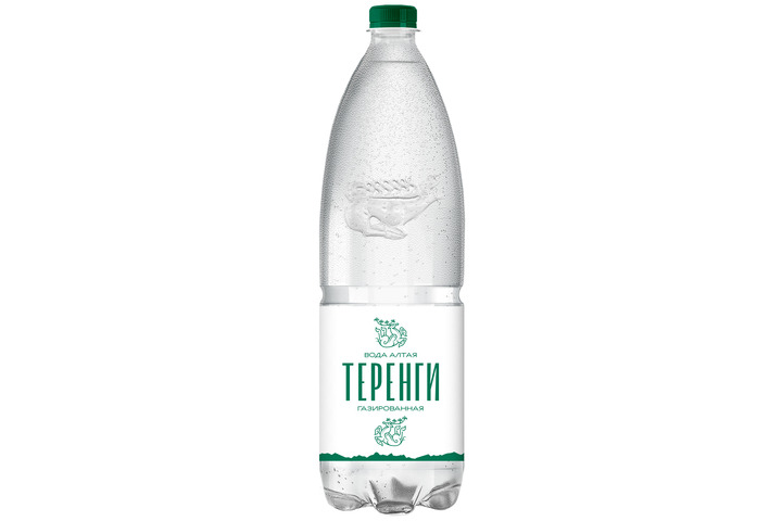 Питьевая вода Теренги, газированная ПЭТ 1.25 литра