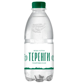 Питьевая вода Теренги, газированная пэт 0.33 литра