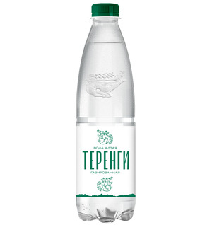 Питьевая вода Теренги, газированная пэт 0.5 литра