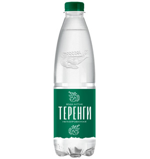 Питьевая вода Теренги, негазированная пэт 0.5 литра