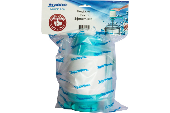Помпа для воды механическая Aqua Work бирюзовая (в пакете)