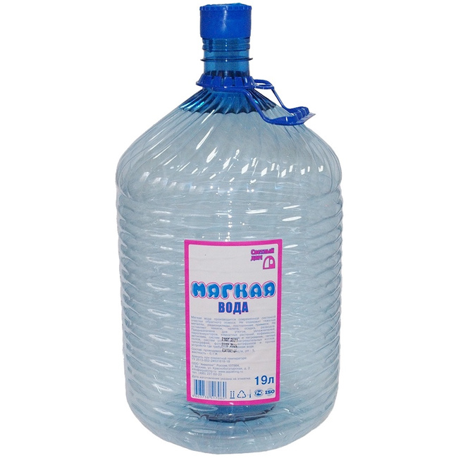 Мягкая вода для утюгов и увлажнителей Светлый дом, ПЭТ 19 литров