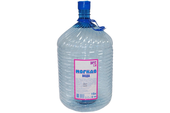 Мягкая вода для утюгов и увлажнителей Светлый дом, ПЭТ 19 литров