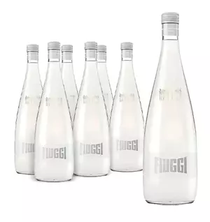 Вода Фьюджи (Fiuggi Naturale) минеральная негазированная, стекло 1 литр