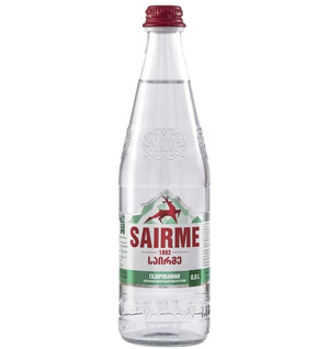 Вода Sairme минеральная, стекло 0.5 литра