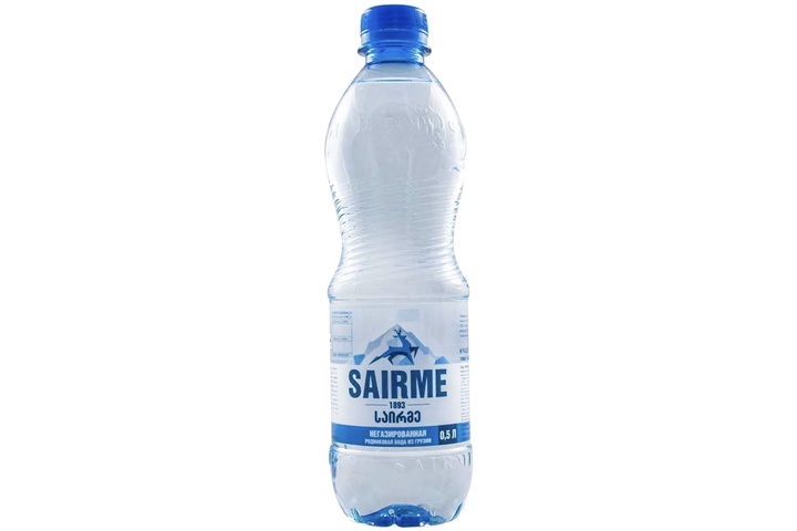 Вода Sairme родниковая, ПЭТ 0.5 литра