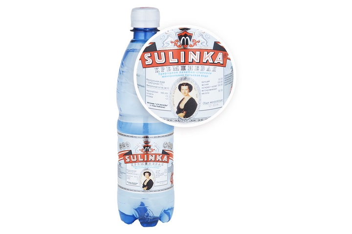Вода Sulinka Si минеральная лечебно-столовая природная, ПЭТ 0.5 литра
