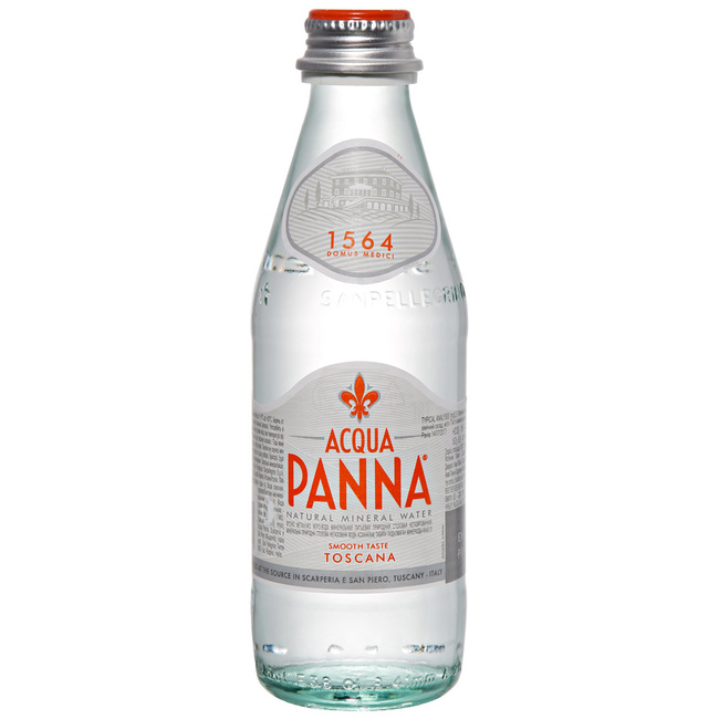 Вода Аква Панна (Acqua Panna) минеральная негазированная 0.25 л, стекло
