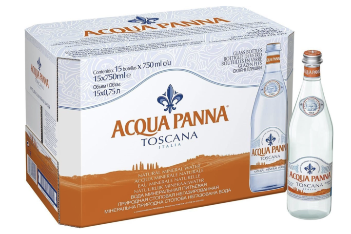 Вода Acqua Panna минеральная негазированная, стекло 0.75 литра