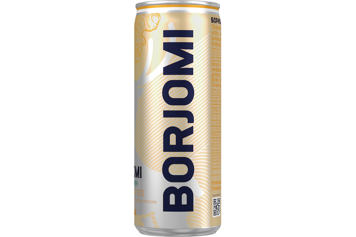 Напиток Borjomi Flavored с экстрактом цитрусов и корня имбиря, без сахара, ЖБ 0.33 литра