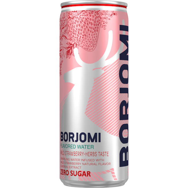 Напиток Borjomi Flavored с ароматом земляники и экстрактом артемизии, без сахара...