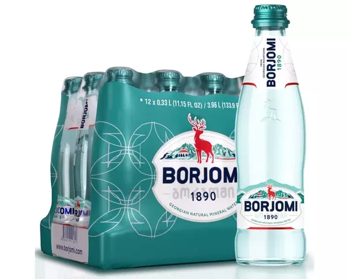 Вода Borjomi природная минеральная в стекле 0,33 литра Вода Borjomi природная минеральная в стекле 0,33 литра