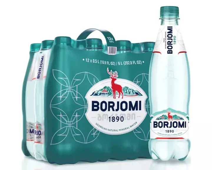 Вода Borjomi природная минеральная, пэт 0,5 литра Вода Borjomi природная минеральная, пэт 0,5 литра