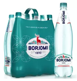 Вода Borjomi природная минеральная, пэт 1 литр