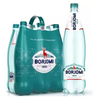 Вода Borjomi природная минеральная, пэт 1,25 литра