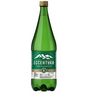 Лечебно-столовая вода Ессентуки №4, пэт 1 литр
