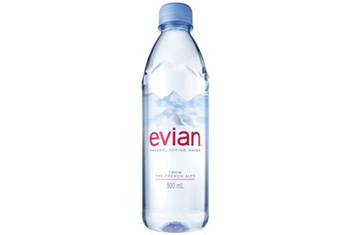 Evian минеральная негазированная, ПЭТ 0.5 литра