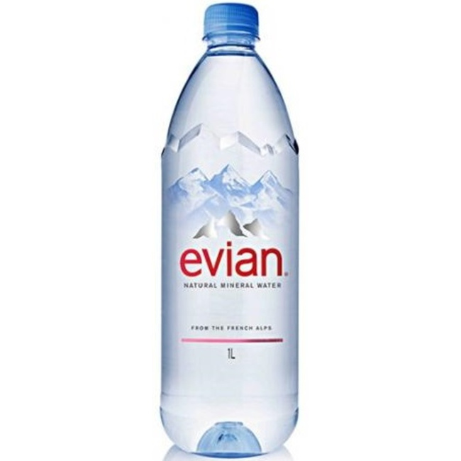 Вода Эвиан (Evian) без газа 1 литр