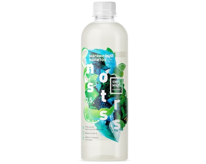 Вода магниевая No stress lime, пэт 0.5 литра Вода магниевая No stress lime, пэт 0.5 литра