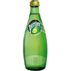 Вода Perrier со вкусом лайма минеральная газированная, стекло 0.33 литра
