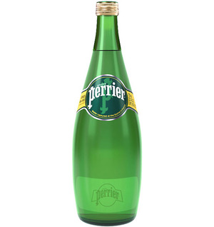 Вода Perrier минеральная газированная, стекло 0.75 литра