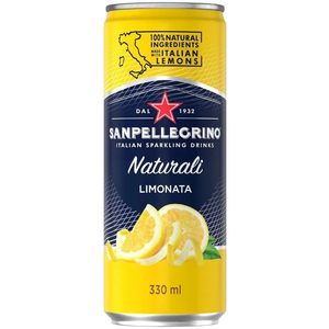 Напиток газированный Sanpellegrino с соком лимона, 0.33 литра