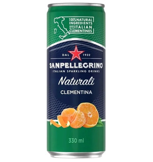 Напиток газированный Sanpellegrino с соком мандарина, 0.33 литра