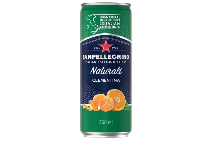 Напиток газированный Sanpellegrino с соком мандарина, 0.33 литра