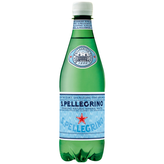 Вода S.Pellegrino минеральная газированная, ПЭТ 0.5 литра