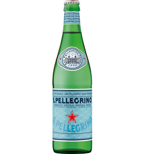 Вода S.Pellegrino минеральная газированная, стекло 0.5 литра