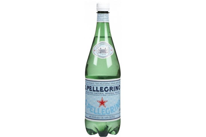 Вода S.Pellegrino минеральная газированная, ПЭТ 1 литр