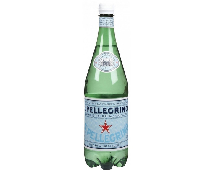 Вода S.Pellegrino минеральная газированная, пэт 1 литр Вода S.Pellegrino минеральная газированная, пэт 1 литр