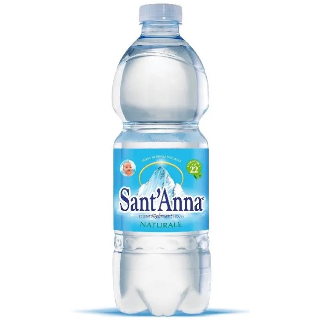 Вода Sant'Anna, источник Ребруан, минеральная, природная, столовая, негазированн...